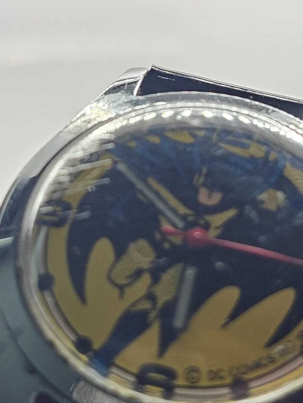 1978 Batman DC Comics Manually Wound Wristwatch Running